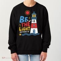 Casual Summer Lighthouse Bible verse Christian Women's Sweatshirt thumb 0