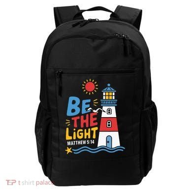 Casual Summer Lighthouse Bible verse Christian Backpack