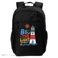 Casual Summer Lighthouse Bible verse Christian Backpack thumb 0