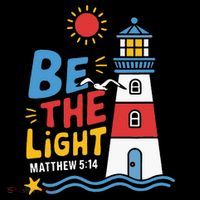 Casual Summer Lighthouse Bible verse Christian Women's Hoodie thumb 2