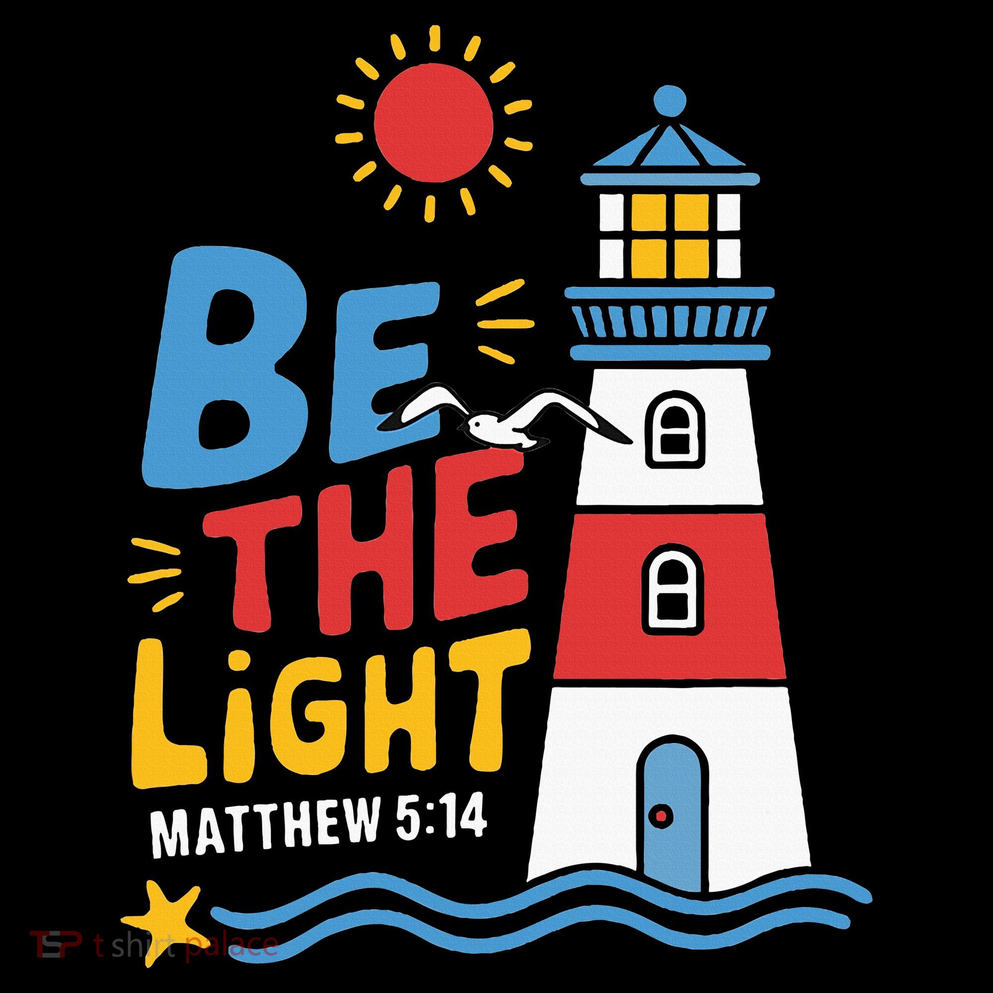 Casual Summer Lighthouse Bible verse Christian Women's Hoodie