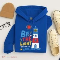 Casual Summer Lighthouse Bible verse Christian Hoodie thumb 4