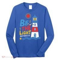 Casual Summer Lighthouse Bible verse Christian Long Sleeve Shirt thumb 0