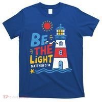 Casual Summer Lighthouse Bible verse Christian T-Shirt thumb 0