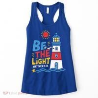 Casual Summer Lighthouse Bible verse Christian Women's Tank Top thumb 0