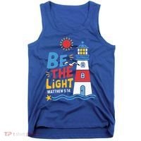 Casual Summer Lighthouse Bible verse Christian Tank Top thumb 0