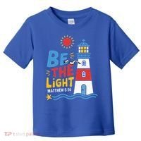 Casual Summer Lighthouse Bible verse Christian Toddler T-Shirt thumb 0