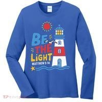 Casual Summer Lighthouse Bible verse Christian Women's Long Sleeve Shirt thumb 0