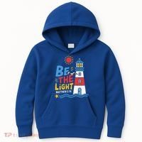 Casual Summer Lighthouse Bible verse Christian Kids Hoodie thumb 0