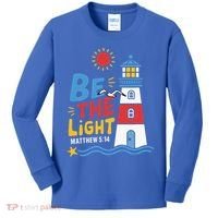 Casual Summer Lighthouse Bible verse Christian Kids Long Sleeve Shirt thumb 0