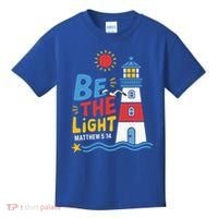 Casual Summer Lighthouse Bible verse Christian Kids T-Shirt thumb 0