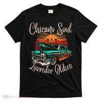 Chicano Soul Lowrider Oldies Car Clothing Low Slow Cholo T-Shirt thumb 0