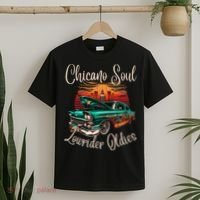 Chicano Soul Lowrider Oldies Car Clothing Low Slow Cholo T-Shirt thumb 2
