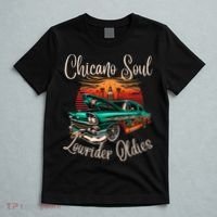 Chicano Soul Lowrider Oldies Car Clothing Low Slow Cholo T-Shirt thumb 5