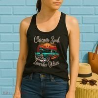 Chicano Soul Lowrider Oldies Car Clothing Low Slow Cholo Women's Tank Top thumb 2