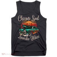 Chicano Soul Lowrider Oldies Car Clothing Low Slow Cholo Tank Top thumb 0