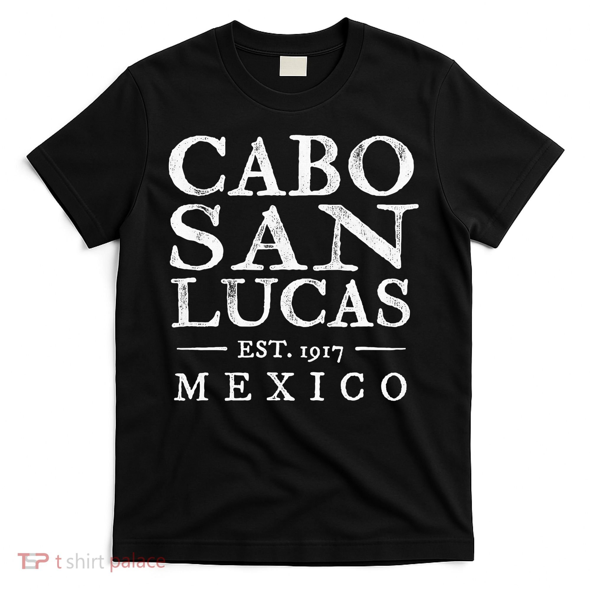 Cabo San Lucas Mexico Retro Souvenir Distressed T-Shirt