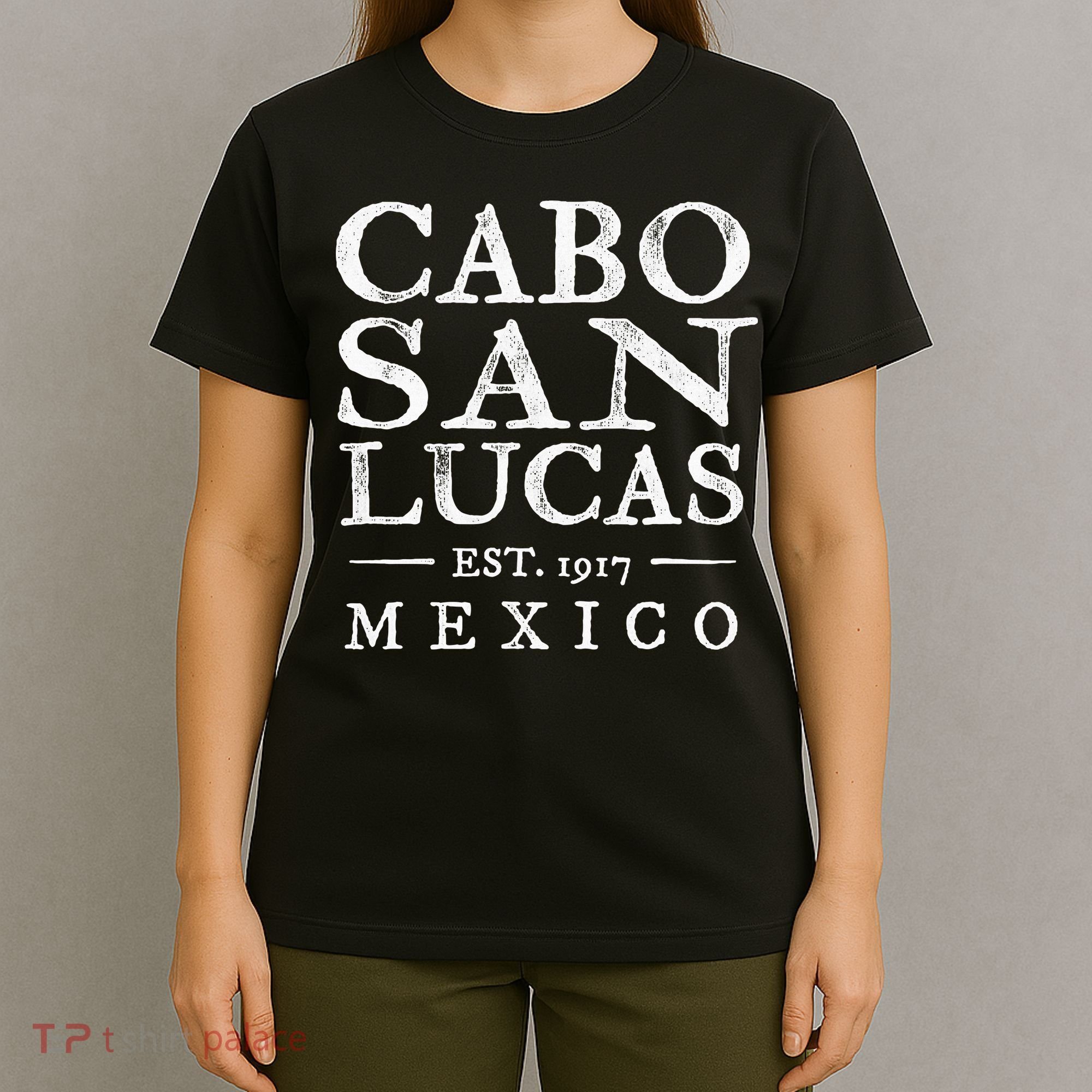 Cabo San Lucas Mexico Retro Souvenir Distressed T-Shirt
