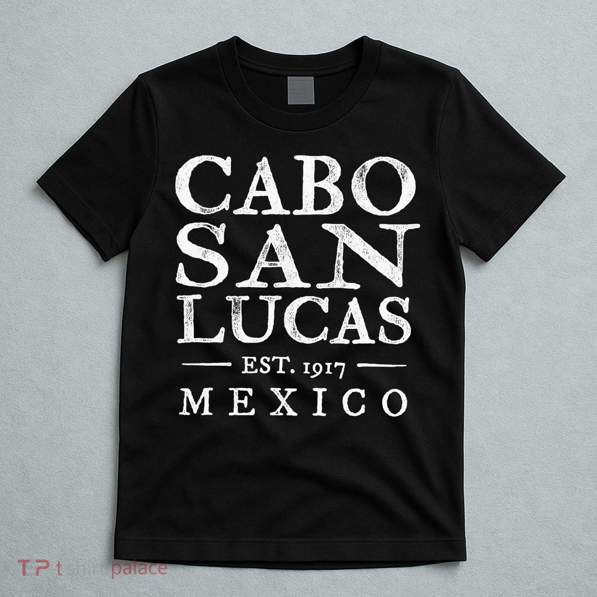 Cabo San Lucas Mexico Retro Souvenir Distressed T-Shirt
