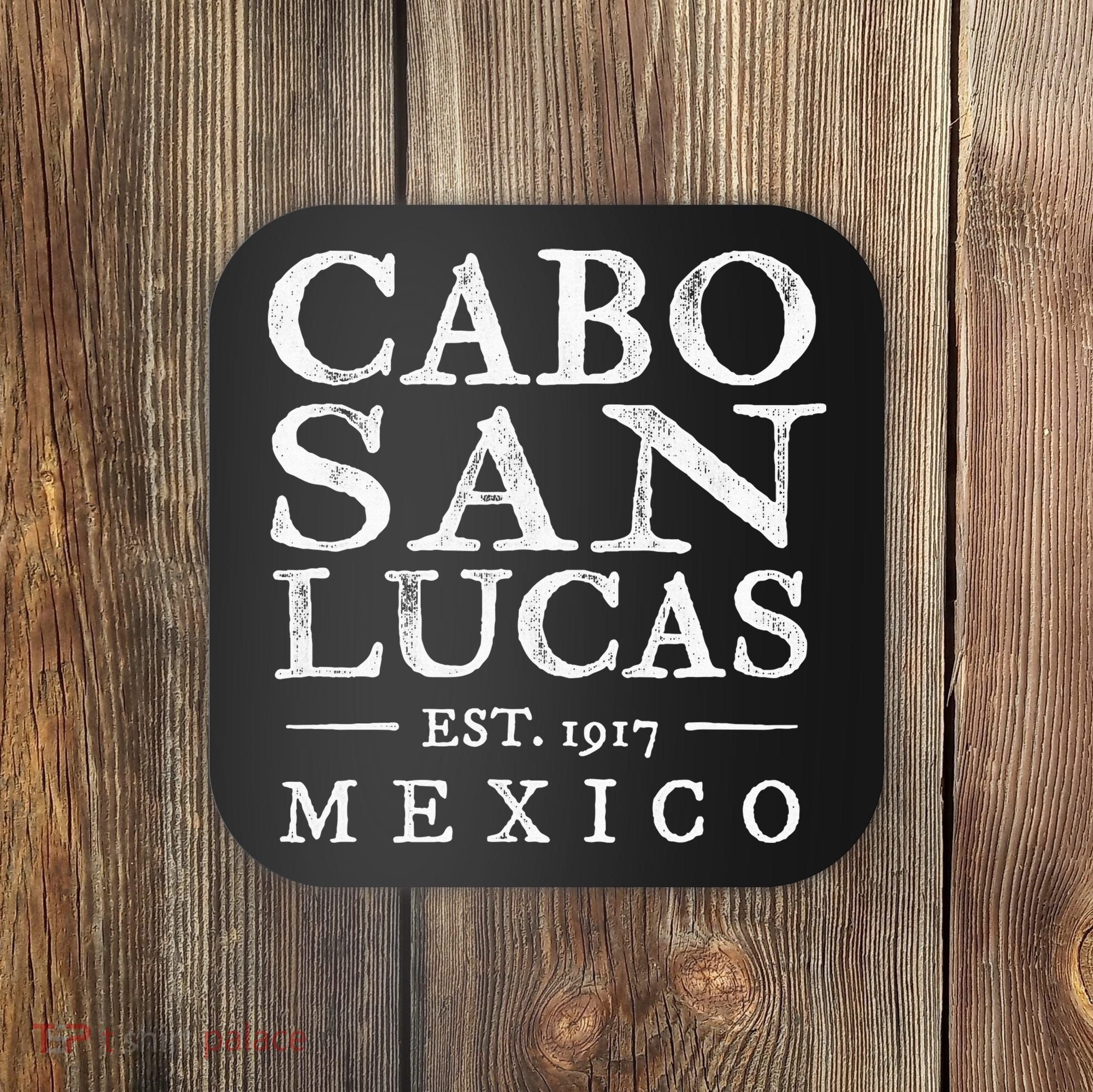 Cabo San Lucas Mexico Retro Souvenir Distressed Coaster