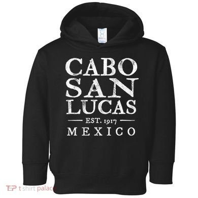 Cabo San Lucas Mexico Retro Souvenir Distressed Toddler Hoodie