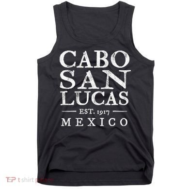 Cabo San Lucas Mexico Retro Souvenir Distressed Tank Top