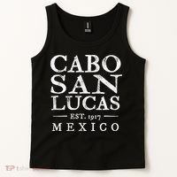Cabo San Lucas Mexico Retro Souvenir Distressed Tank Top thumb 2