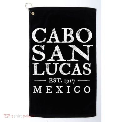 Cabo San Lucas Mexico Retro Souvenir Distressed Golf Towel