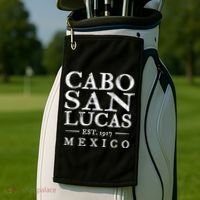 Cabo San Lucas Mexico Retro Souvenir Distressed Golf Towel thumb 2