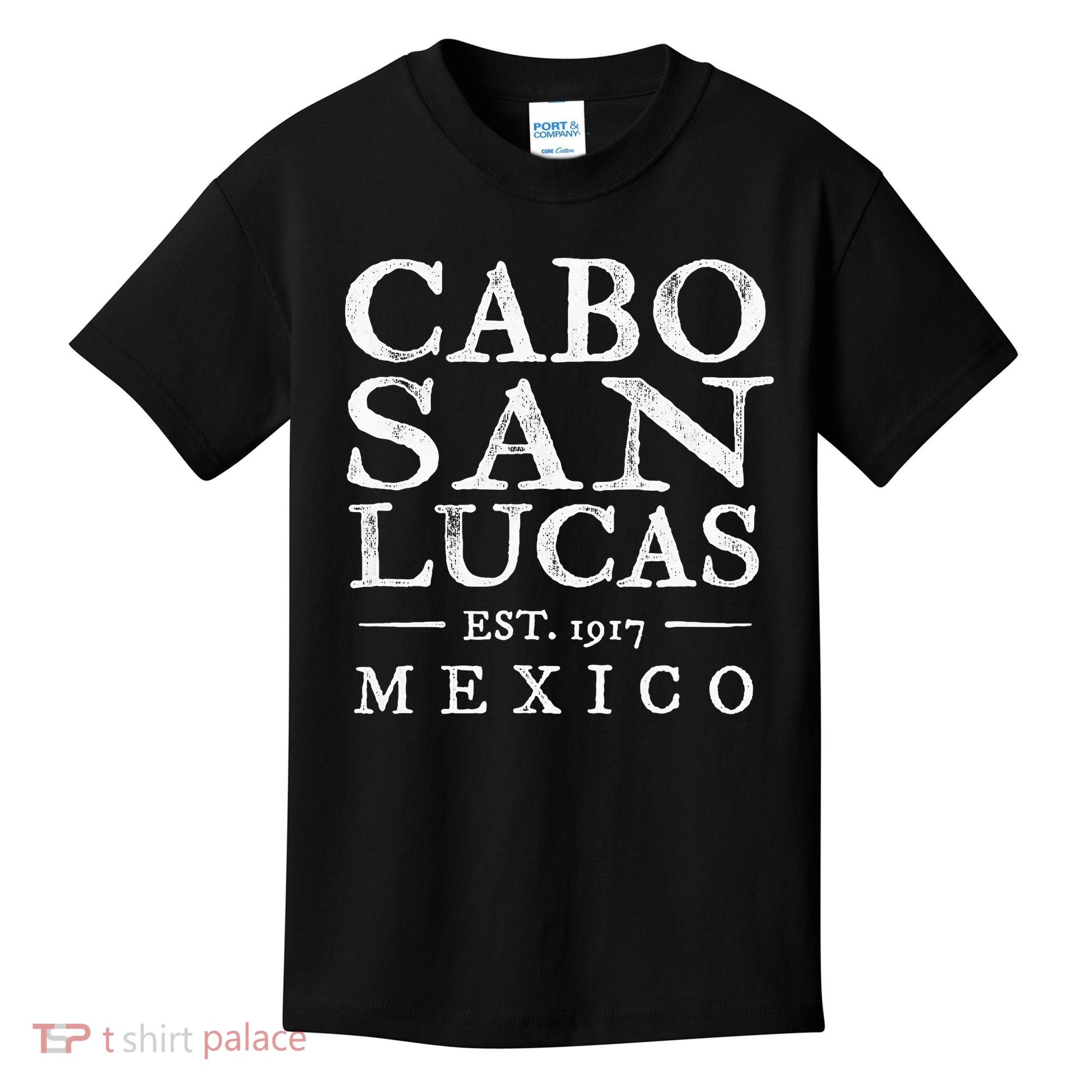 Cabo San Lucas Mexico Retro Souvenir Distressed Kids T-Shirt