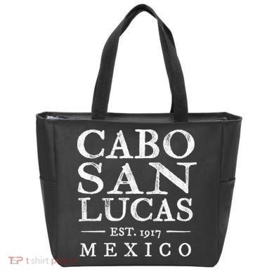 Cabo San Lucas Mexico Retro Souvenir Distressed Tote Bag