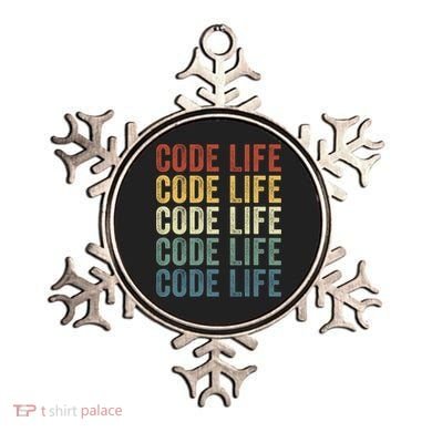 Code Sleek Life Minimalist Retro Design For Tech Enthusiasts Coding Aficionados Ornament
