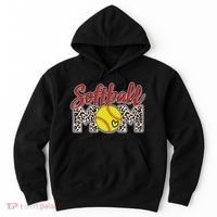 Cute Softball Mom Hoodie thumb 0