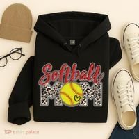 Cute Softball Mom Hoodie thumb 4