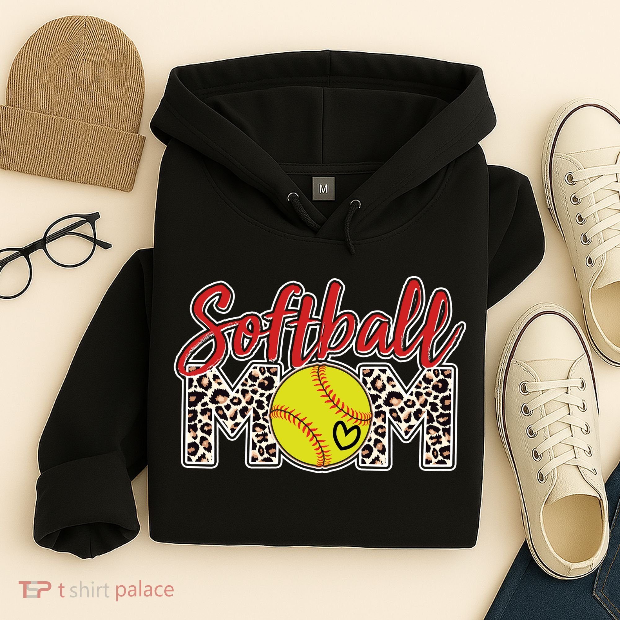 Cute Softball Mom Hoodie