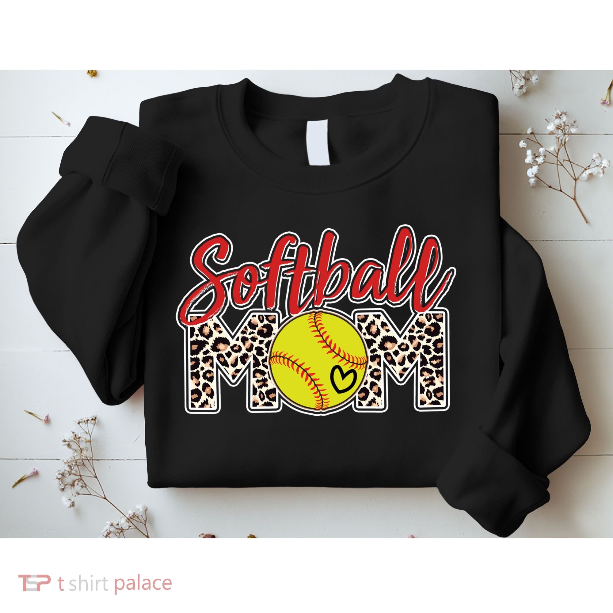 Cute Softball Mom Sweatshirt