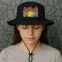 Cute Softball Mom Bucket Hat thumb 3