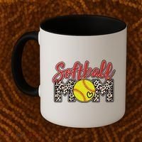 Cute Softball Mom Coffee Mug thumb 2