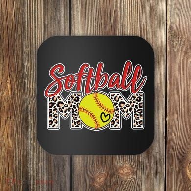 Cute Softball Mom Coaster