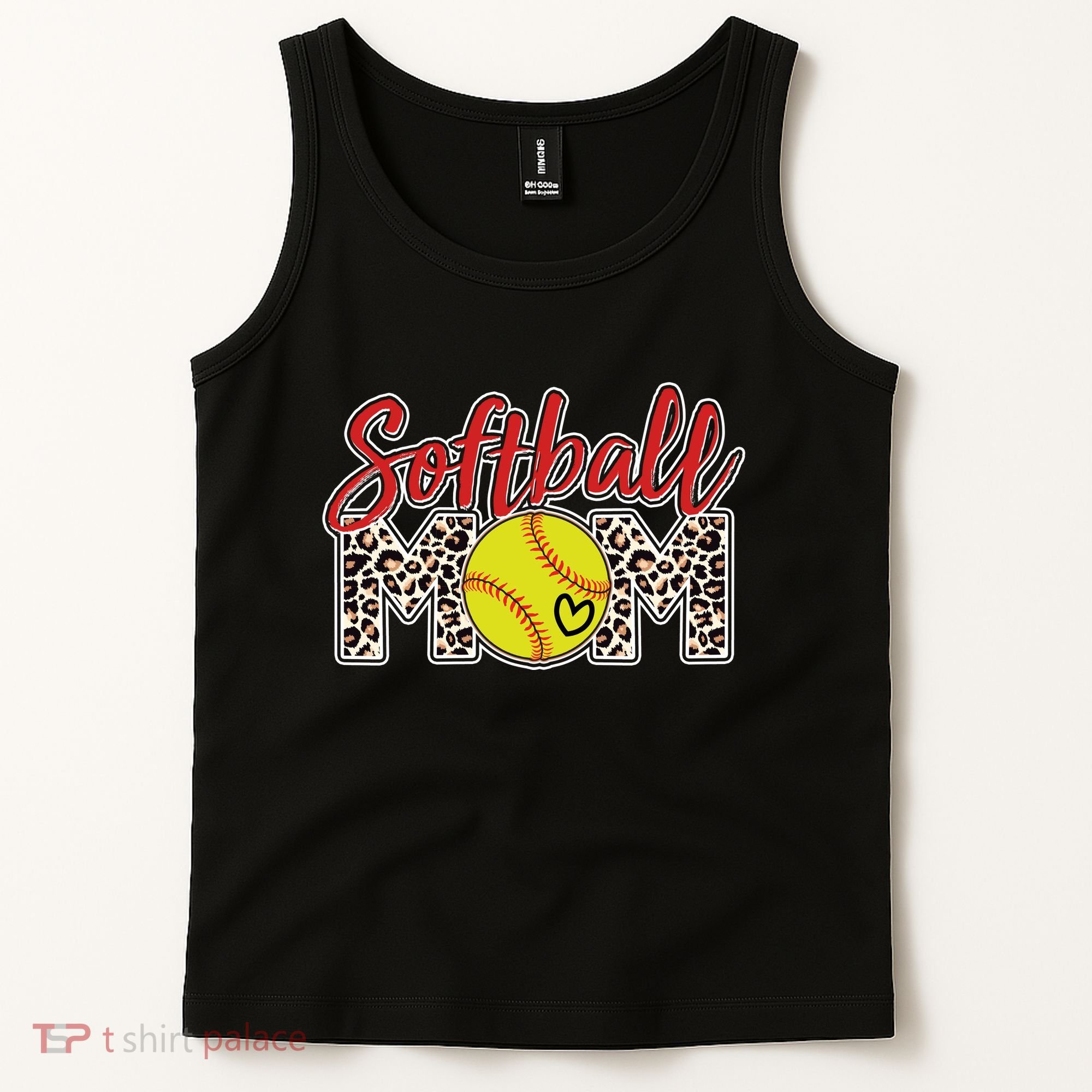 Cute Softball Mom Tank Top