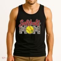 Cute Softball Mom Tank Top thumb 3