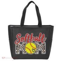Cute Softball Mom Tote Bag thumb 0