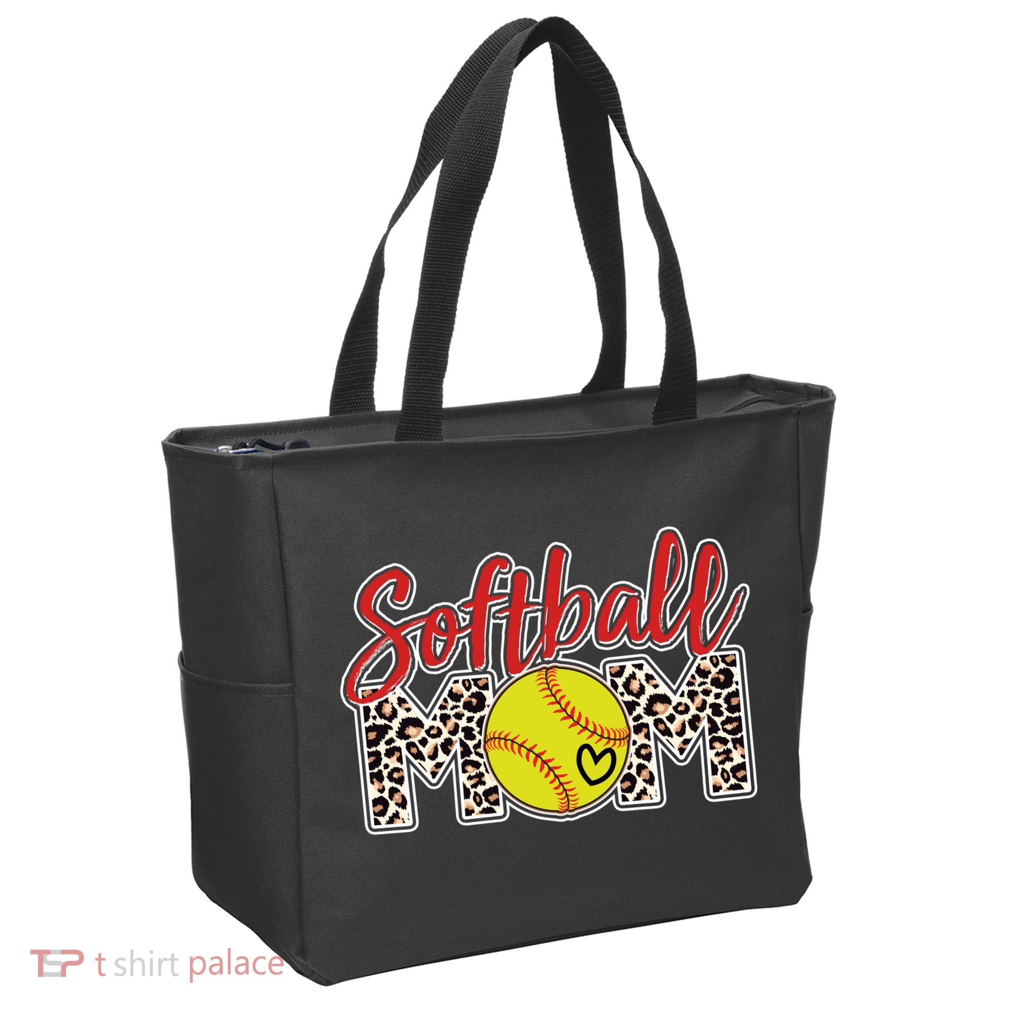 Cute Softball Mom Tote Bag