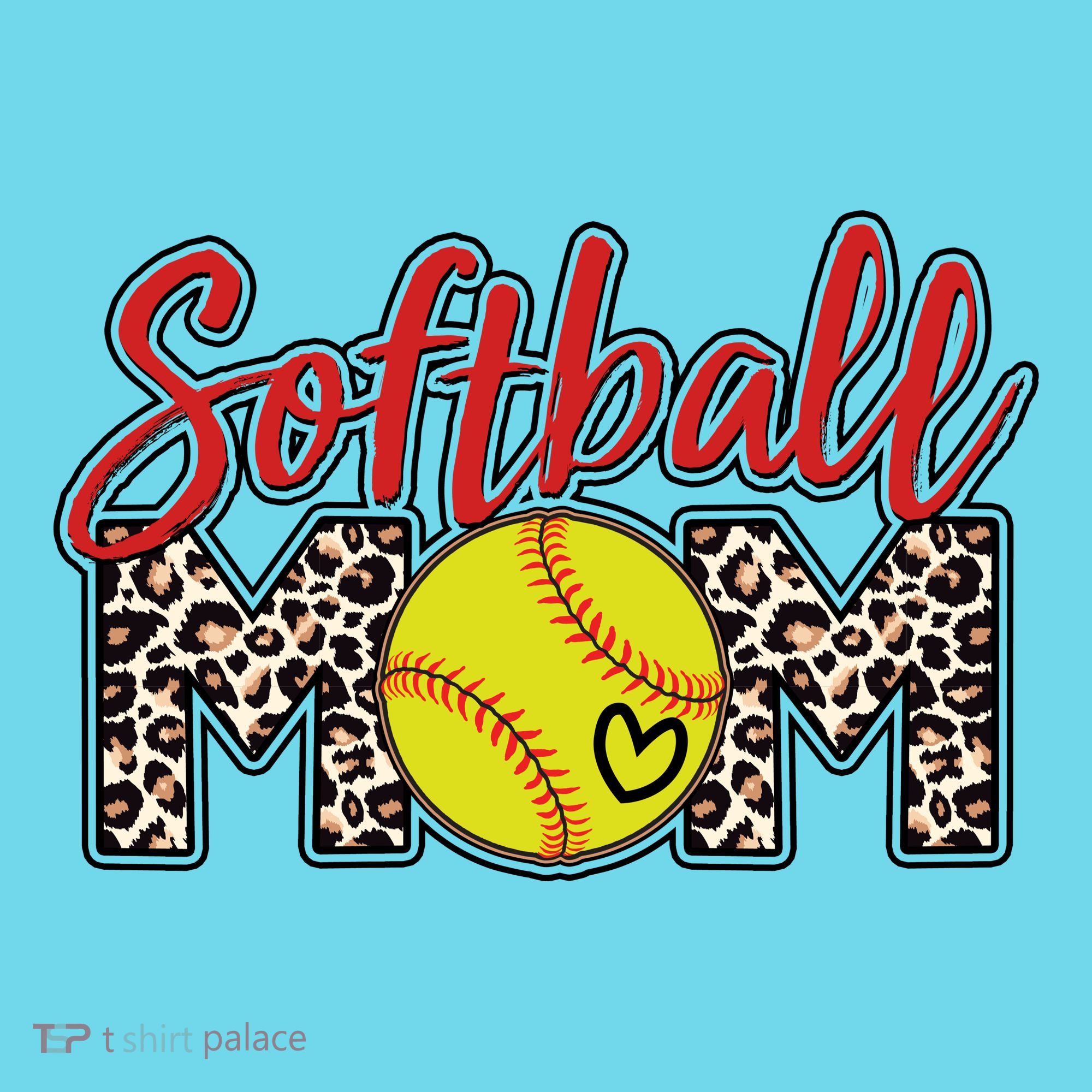 Cute Softball Mom T-Shirt