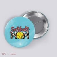Cute Softball Mom Button thumb 0