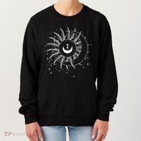 Celestial Sun Moon Astrology Astronomy Women's Sweatshirt thumb 0
