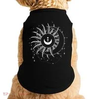 Celestial Sun Moon Astrology Astronomy Doggie Tank thumb 0