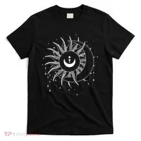 Celestial Sun Moon Astrology Astronomy T-Shirt thumb 0