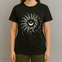 Celestial Sun Moon Astrology Astronomy T-Shirt thumb 4