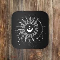 Celestial Sun Moon Astrology Astronomy Coaster thumb 0